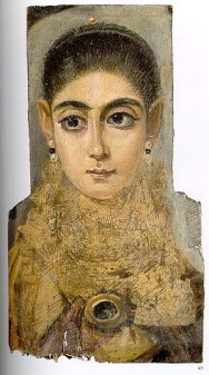 Faiyum Basin mummy portraits third century 1