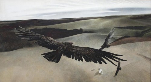 vulture -- soaring by andrew wyeth