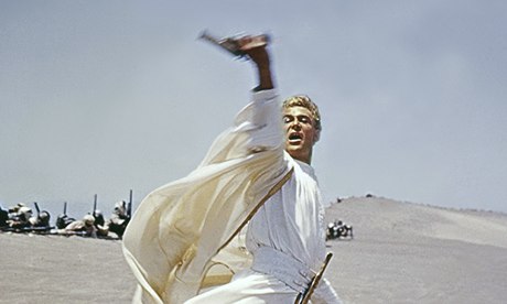 Peter O'Toole in Lawrence of Arabia, 1962.