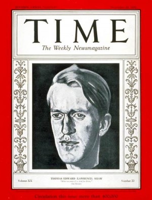 T.E. Lawrence, Time Magazine, November 28, 1932